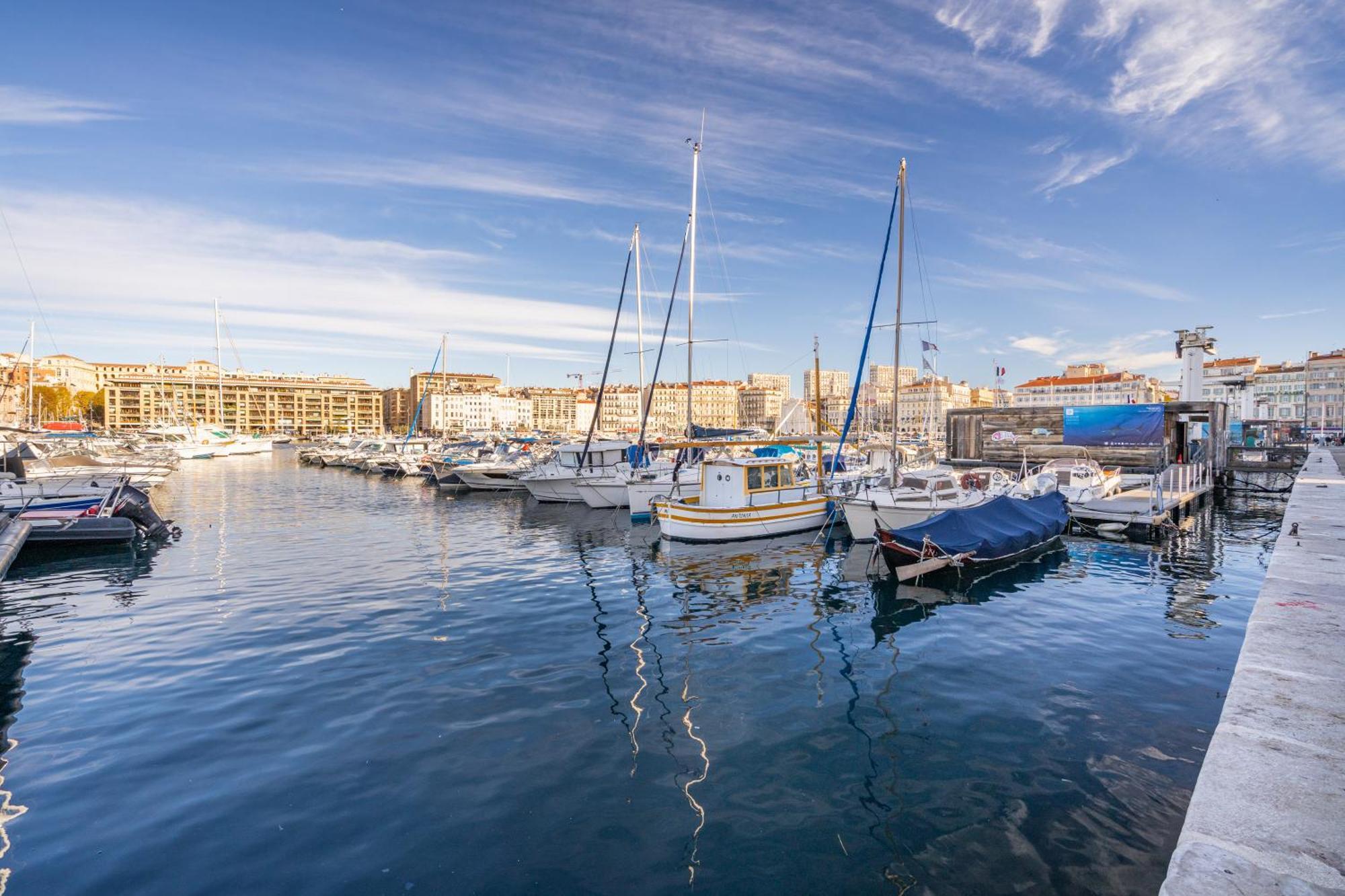 La Pitcholine, Studio Avec Balcon Au Vieux Port Marseilles Buitenkant foto